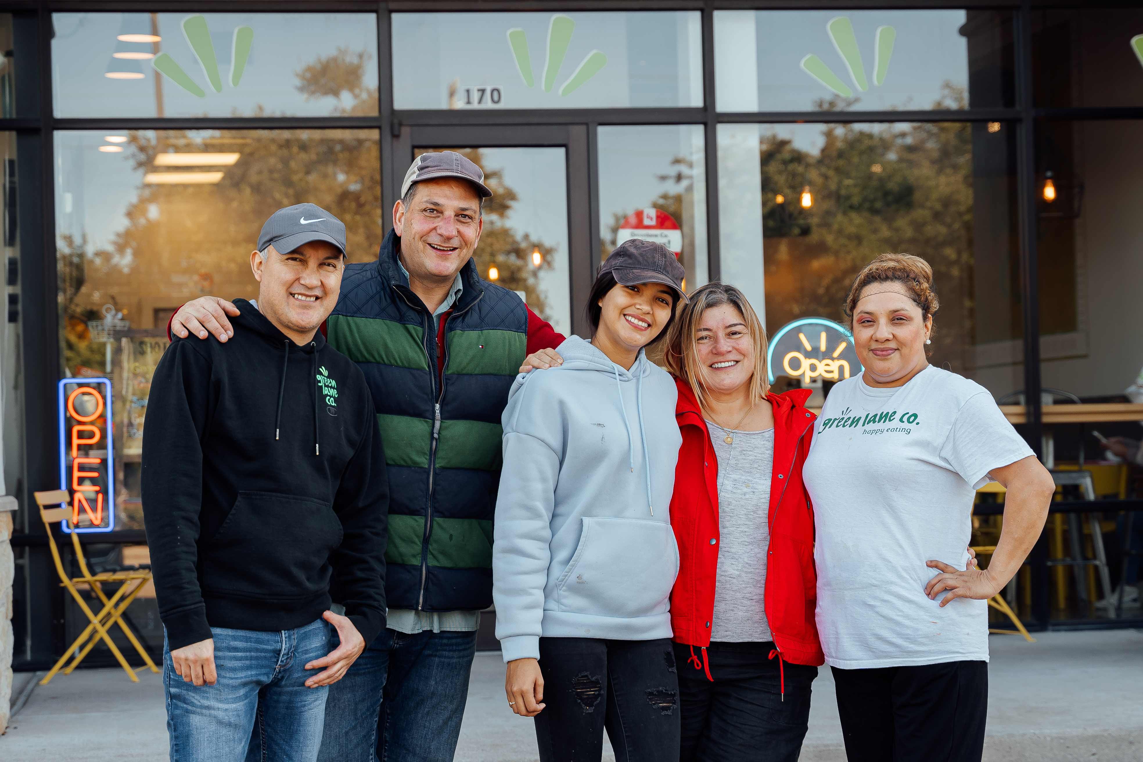 Green Lane team