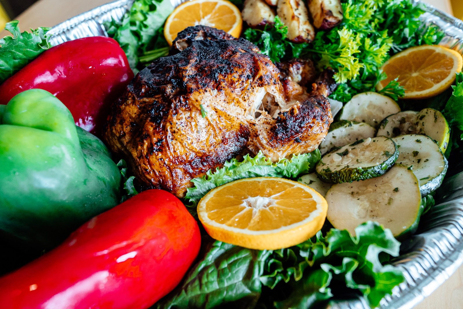 Grilled protein plate from Green Lane Co.